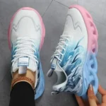 Women Slip On Walking Tennis Shoes Lightweight Comfortable Running Sneakers - Image 2