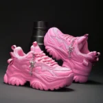 Women Casual Vulcanized Sneakers Platform High Heels Halloween Punk Shoes