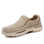 Men Canvas Casual Sports Shoes Breathable Comfortable Walking Sneakers - Image 2