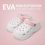 Women Thick Soled Casual Summer Sandals Slip-On Height Increasing Shoes - Image 2