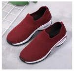 Women Summer Fashion Casual Sport Wedge Platform Breathable Sneakers
