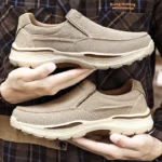 Men Canvas Casual Sports Shoes Breathable Comfortable Walking Sneakers - Image 3