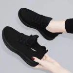 Women Platform Sneakers Breathable Non-Slip Casual Korean Running Shoes - Image 3